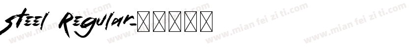 Steel Regular字体转换
